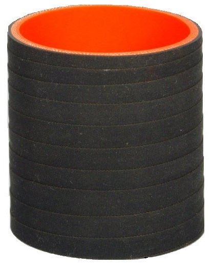 2 - 1/2" ID X 3" Long - 3 - ply Aramid - Matte Black - Diesel Freak