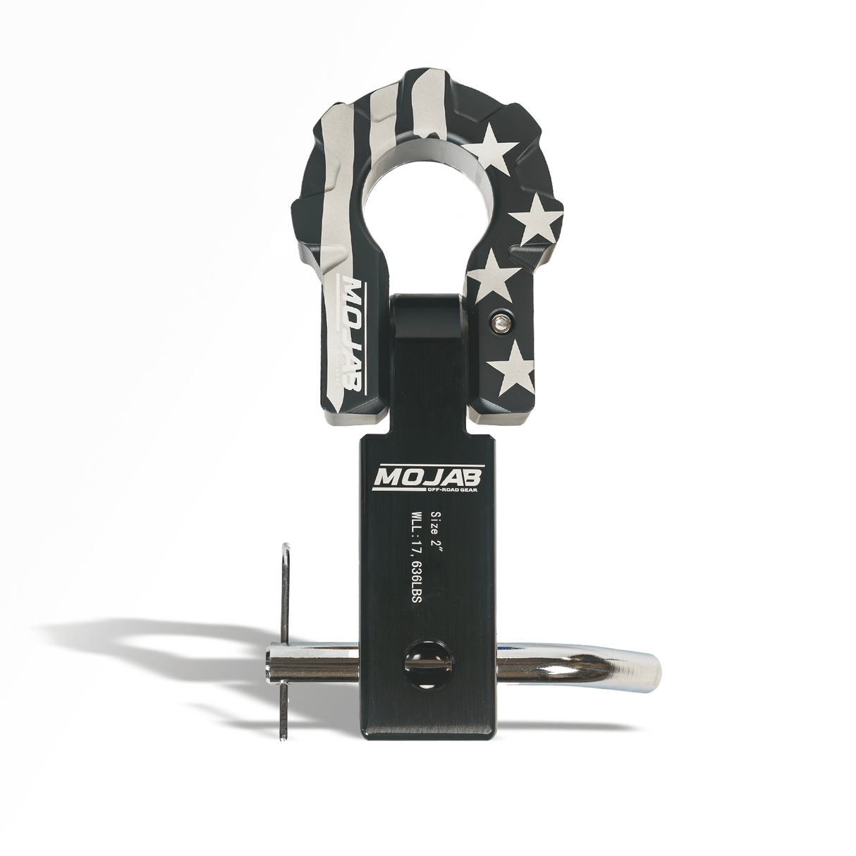 2'' Aluminum Hitch Receiver with Aluminum D - Shackle 9T (Lifetime Warranty) - Diesel Freak