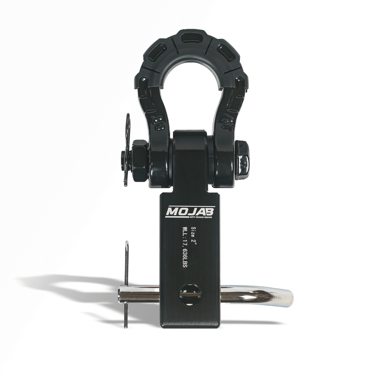 2'' Aluminum Hitch Receiver with Steel D-Shackle (LIFETIME WARRANTY) - Diesel Freak