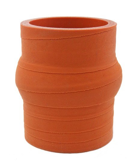2" ID X 3" Long - Matte Red - Aramid 500F - Diesel Freak