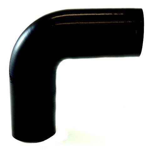 2.25" ID 90 degree elbow - Gloss Black - Diesel Freak