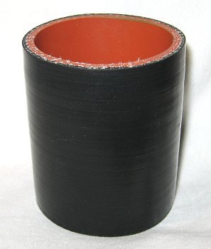 2.25" ID X 3" Long coupler - Gloss Black - Diesel Freak