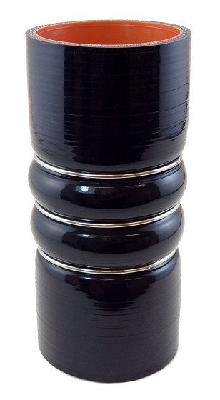 2.5" ID X 6" Long Connector - Gloss Black - Diesel Freak