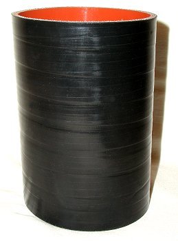 4" ID X 6" Long coupler - Gloss Black - Diesel Freak