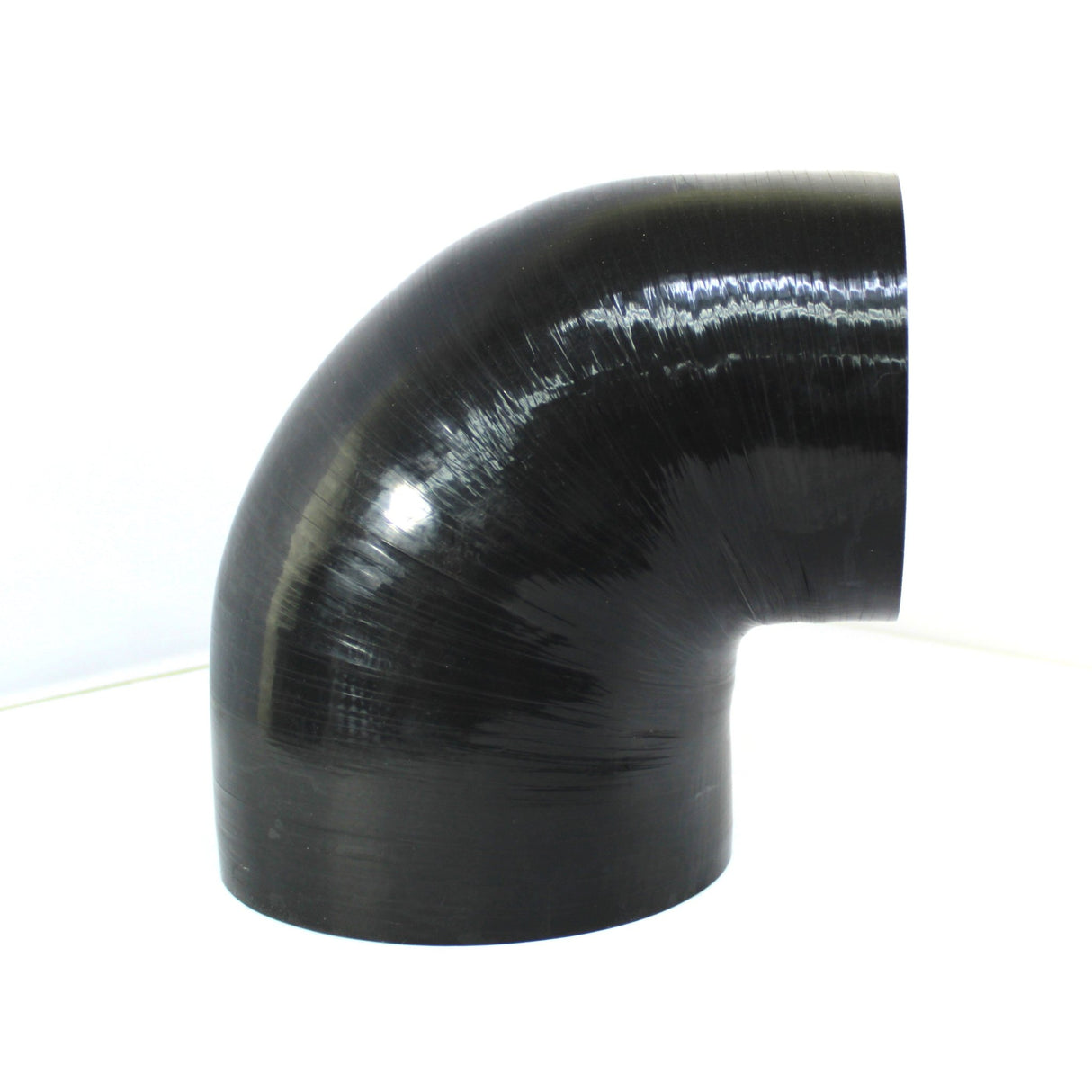 6" to 5" ID Gloss Black 90 degree - Short Radius - Diesel Freak