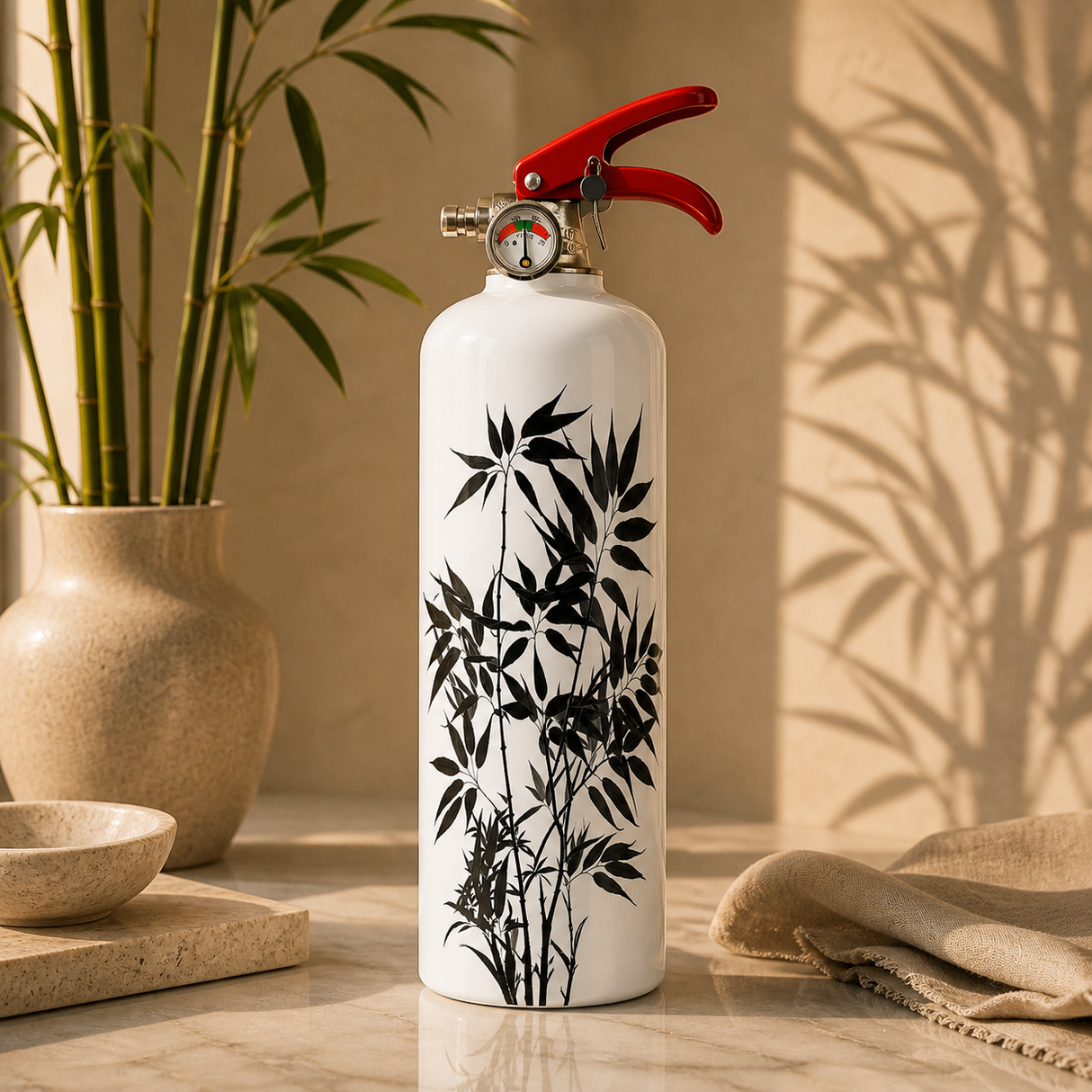 Bamboo fire extinguisher