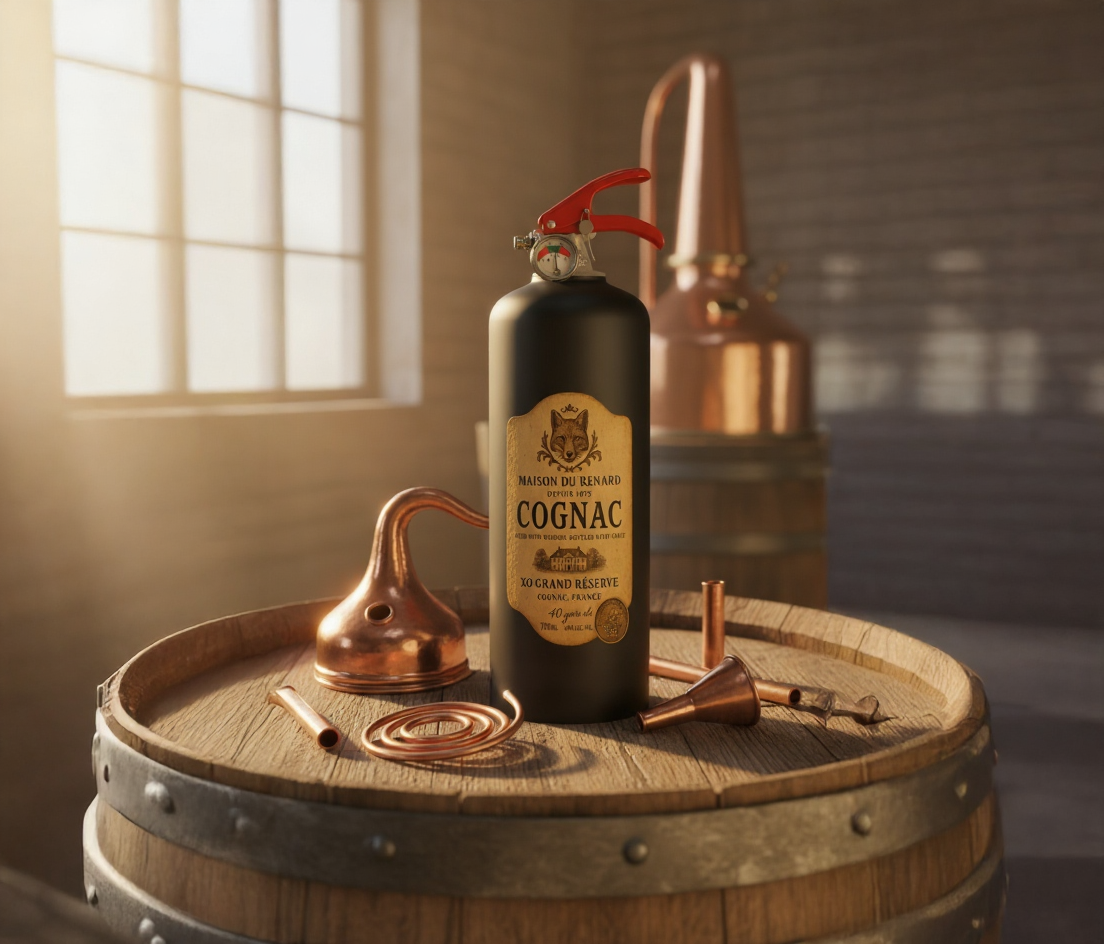 Cognac fire extinguisher