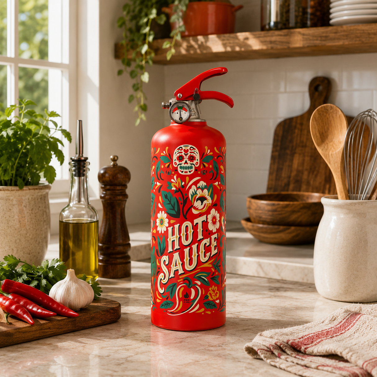 Hot Sauce fire extinguisher
