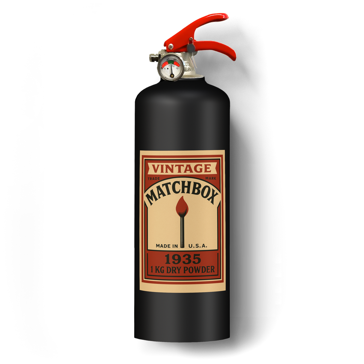 Matchbox fire extinguisher