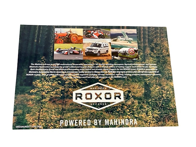Roxor Paperback Manual