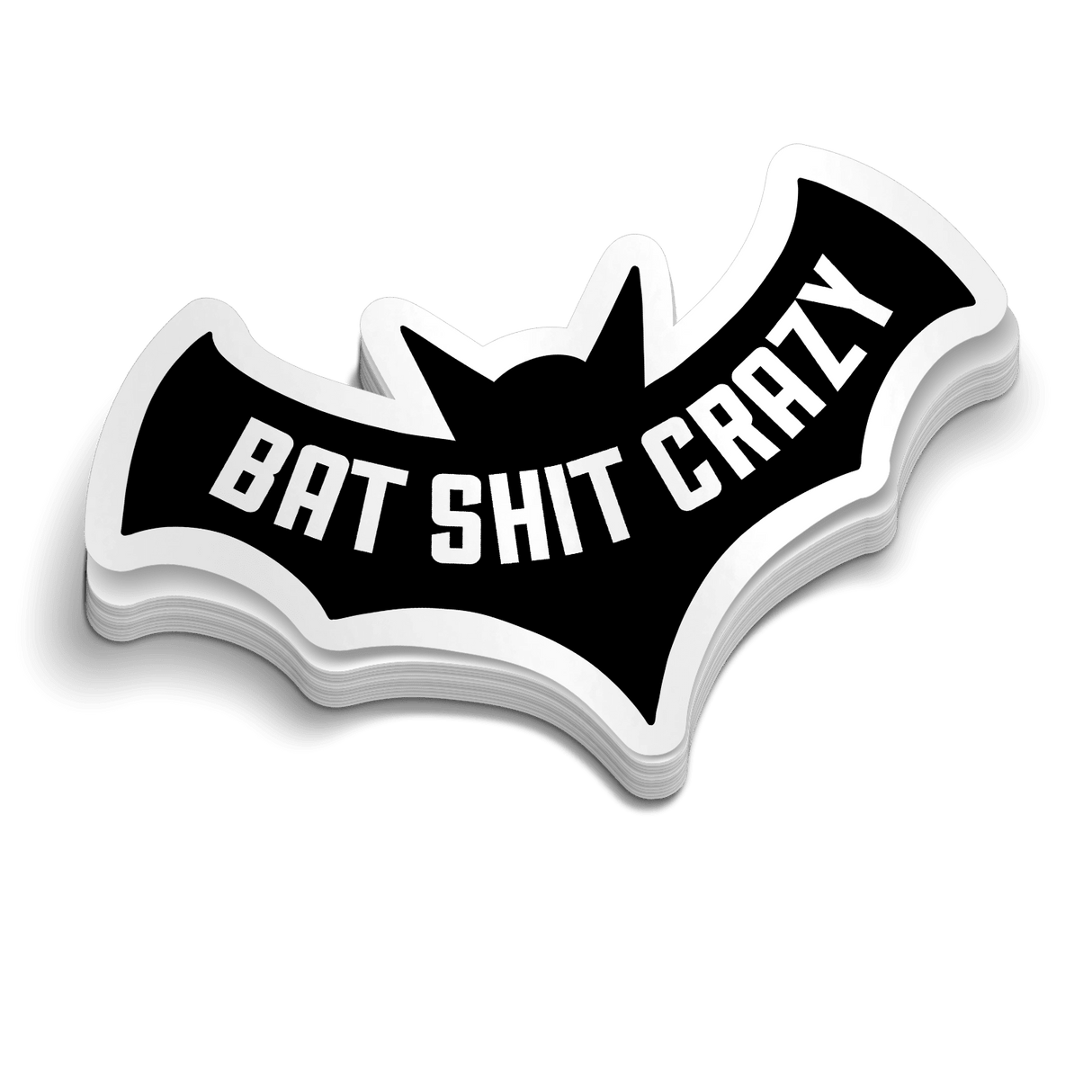 Bat Shit Crazy - Hard Hat Decal - Diesel Freak
