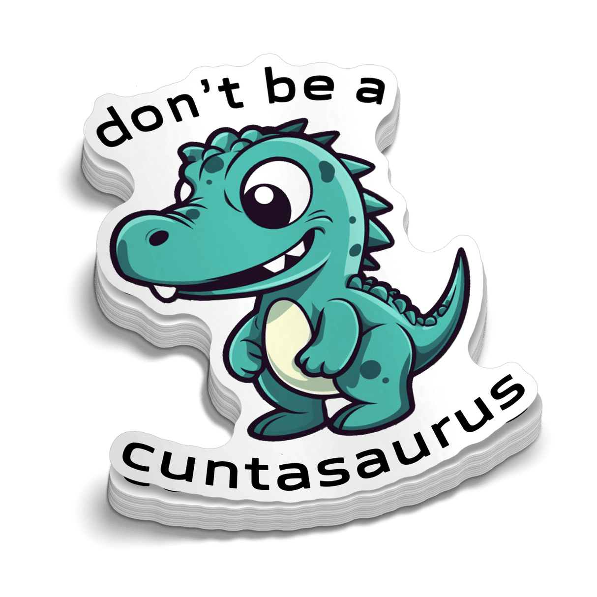 Cuntasarurus Hard Hat Decal - Diesel Freak