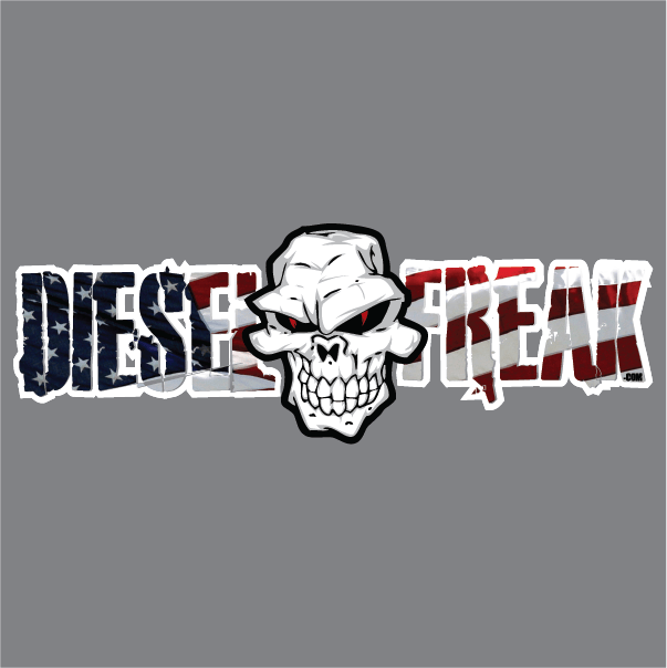 Diesel Freak Flag Long Cut Decals - Diesel Freak