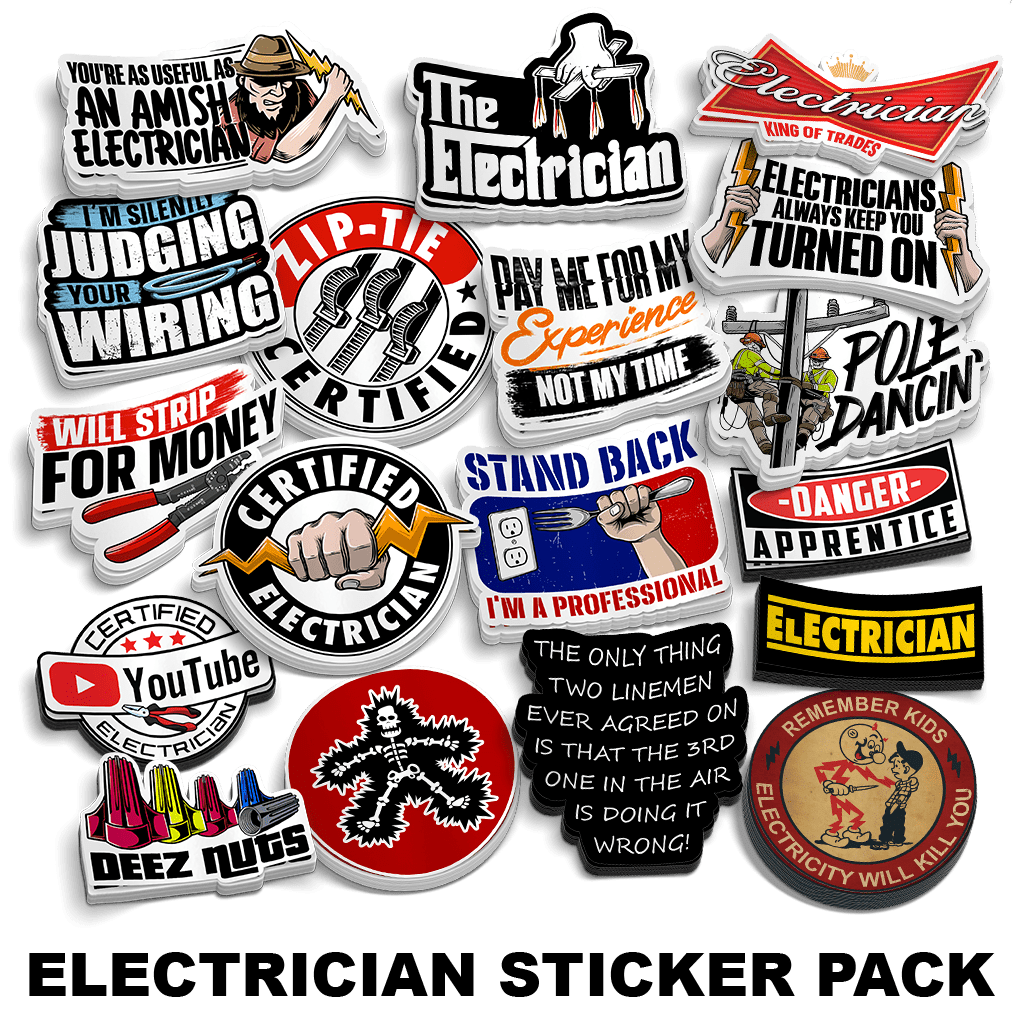 Electrican Sticker Pack - Diesel Freak