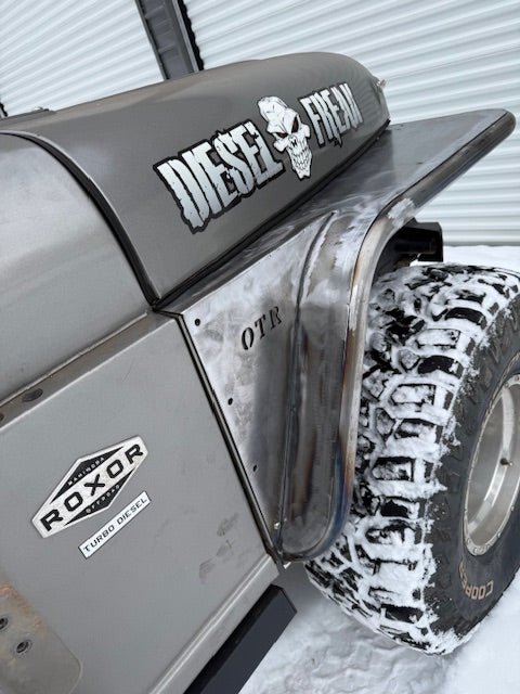 Flat DIY Front Tube Fender Kit for Roxor by OTR - Diesel Freak