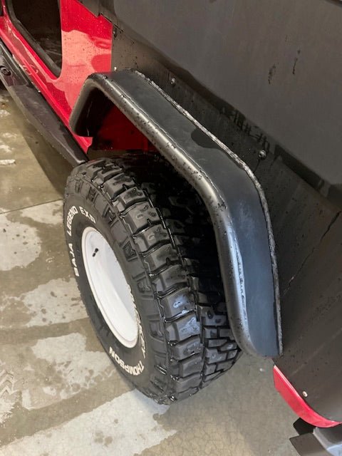 Flat DIY Rear Tube Fender Kit for Roxor by OTR - Diesel Freak