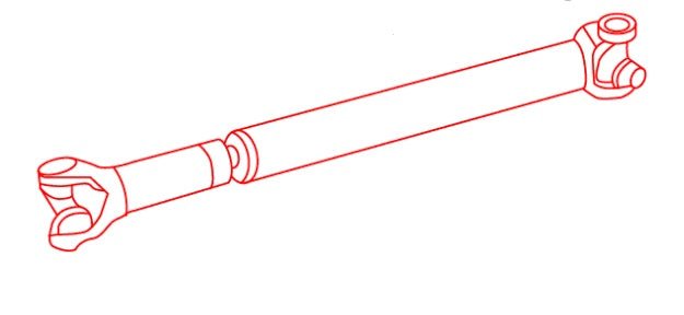 Front Driveshaft for Roxor - Used - Diesel Freak