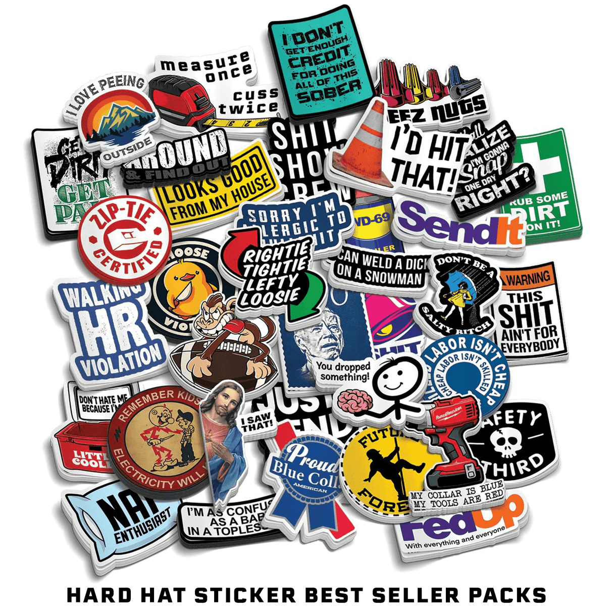 Hard Hat Sticker Best Sellers Pack - Diesel Freak