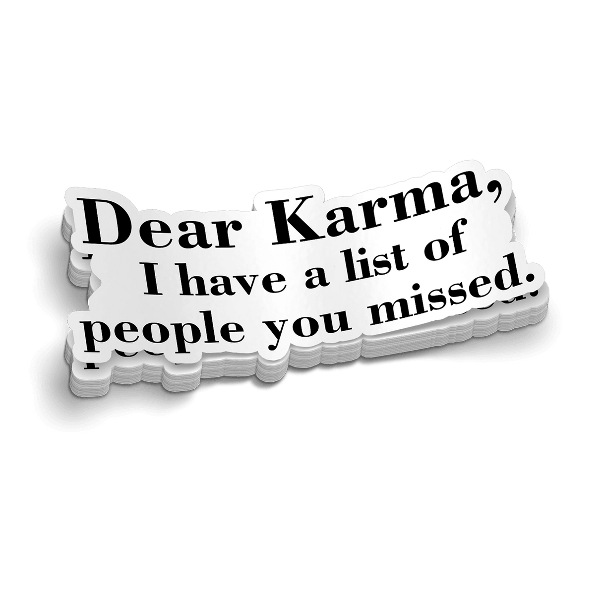 Karma Hard Hat Decal - Diesel Freak