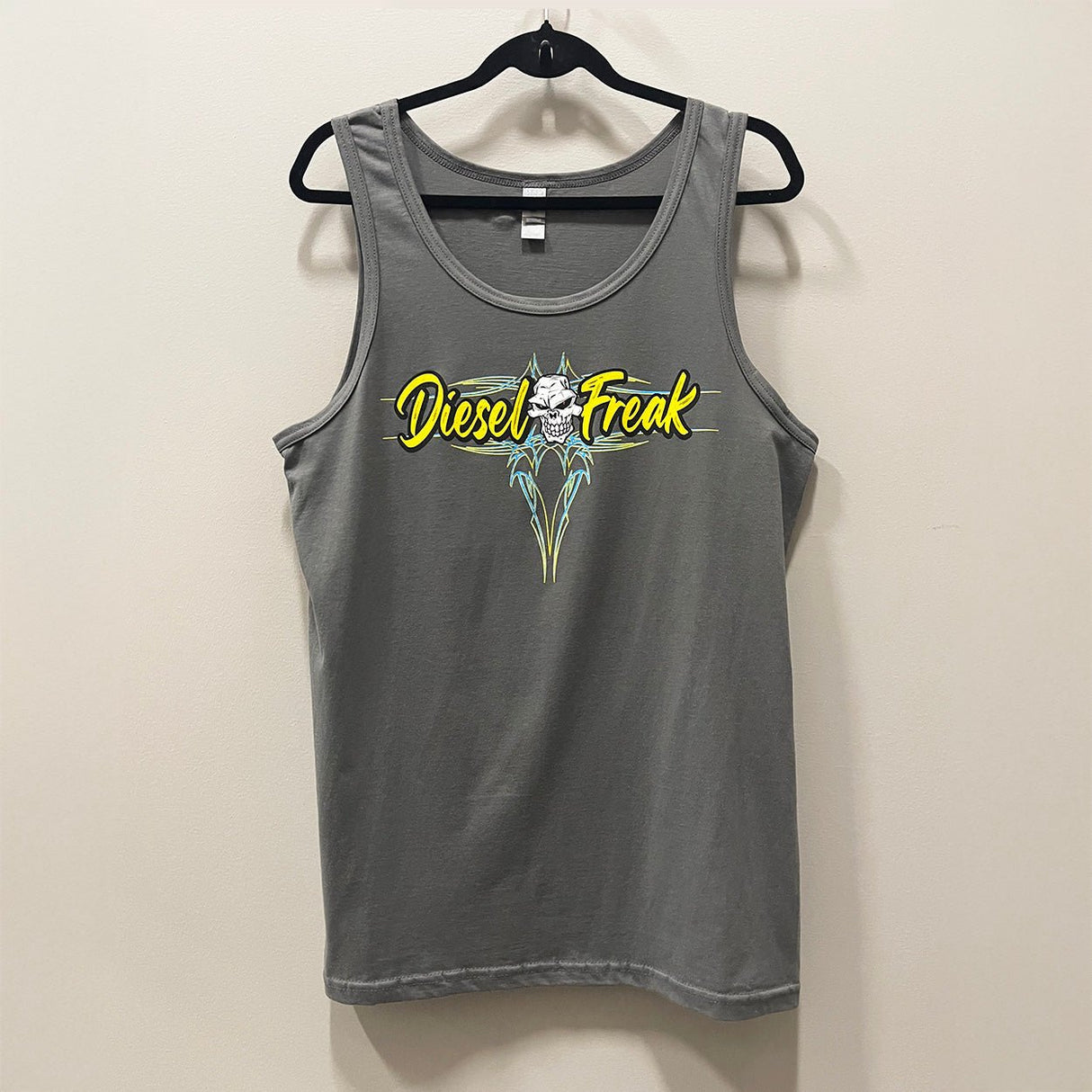 Kinky Pin Up Grey Tank Top - Diesel Freak