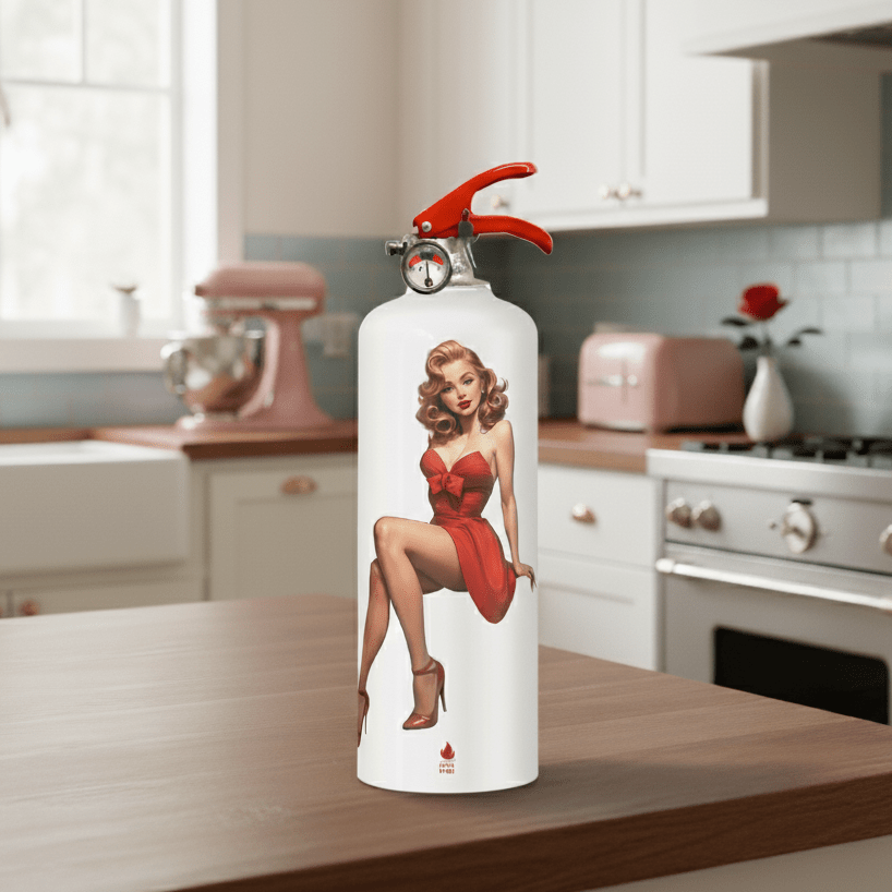 Pin-Up Rouge fire extinguisher - Diesel Freak