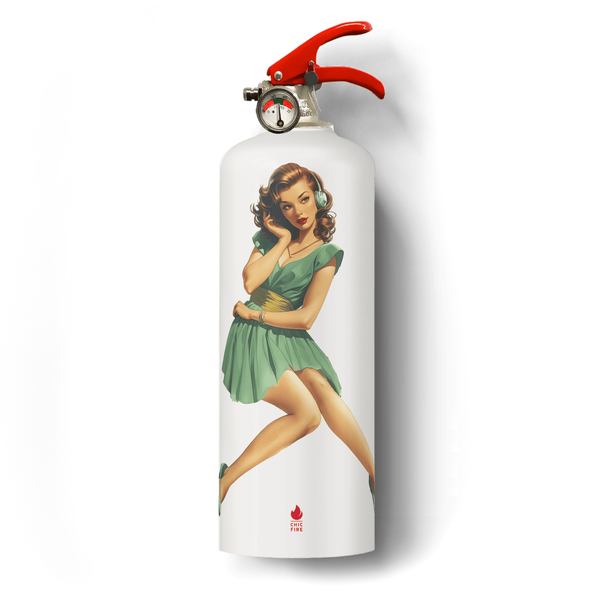 Pin-Up Verde fire extinguisher - Diesel Freak