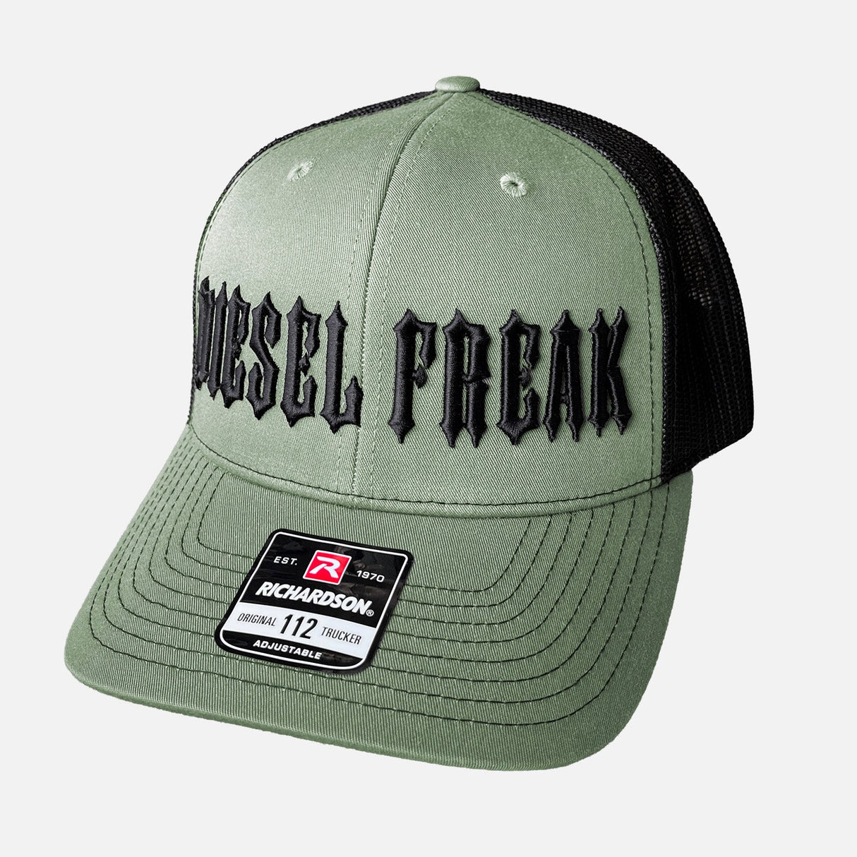 Piston Head Puff Embroidered Trucker Hat - Diesel Freak