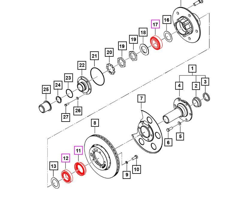 Roxor Front Hub / Wheel Bearing Kit 2018-2026 - Diesel Freak