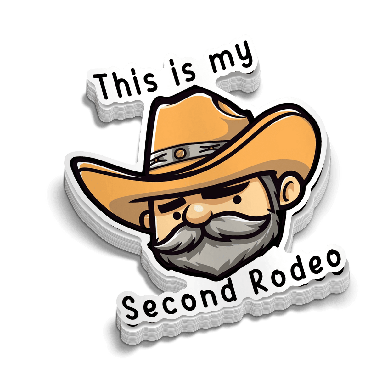 Second Rodeo - Hard Hat Decal - Diesel Freak
