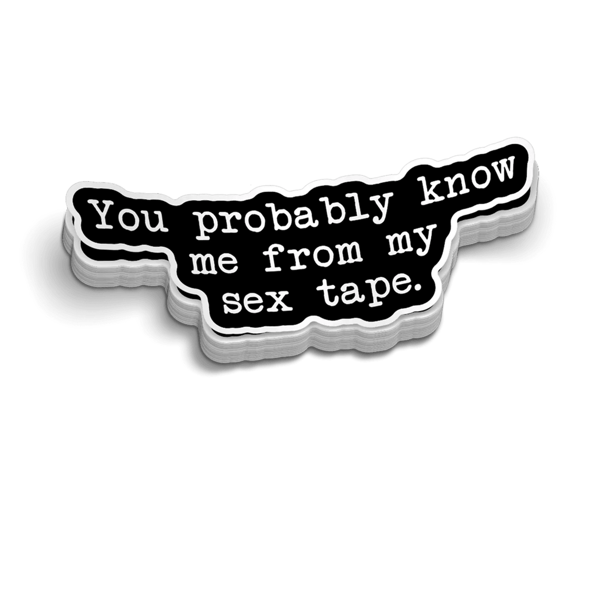 Sex Tape - Hard Hat Decal - Diesel Freak