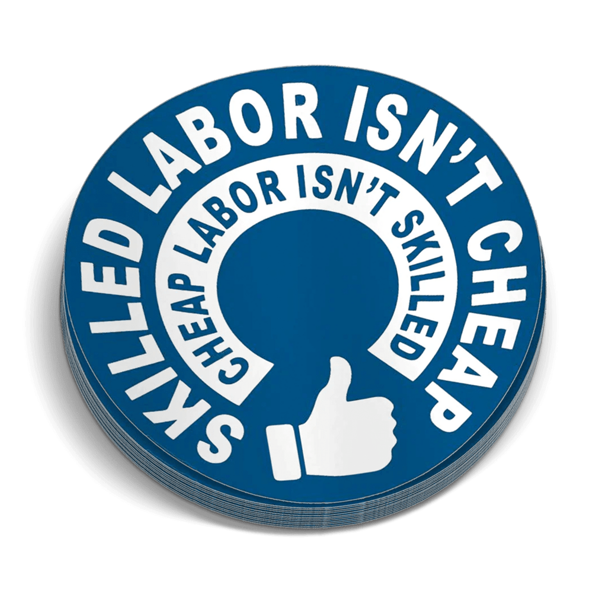 Skilled Labor Hard Hat Decal - Diesel Freak