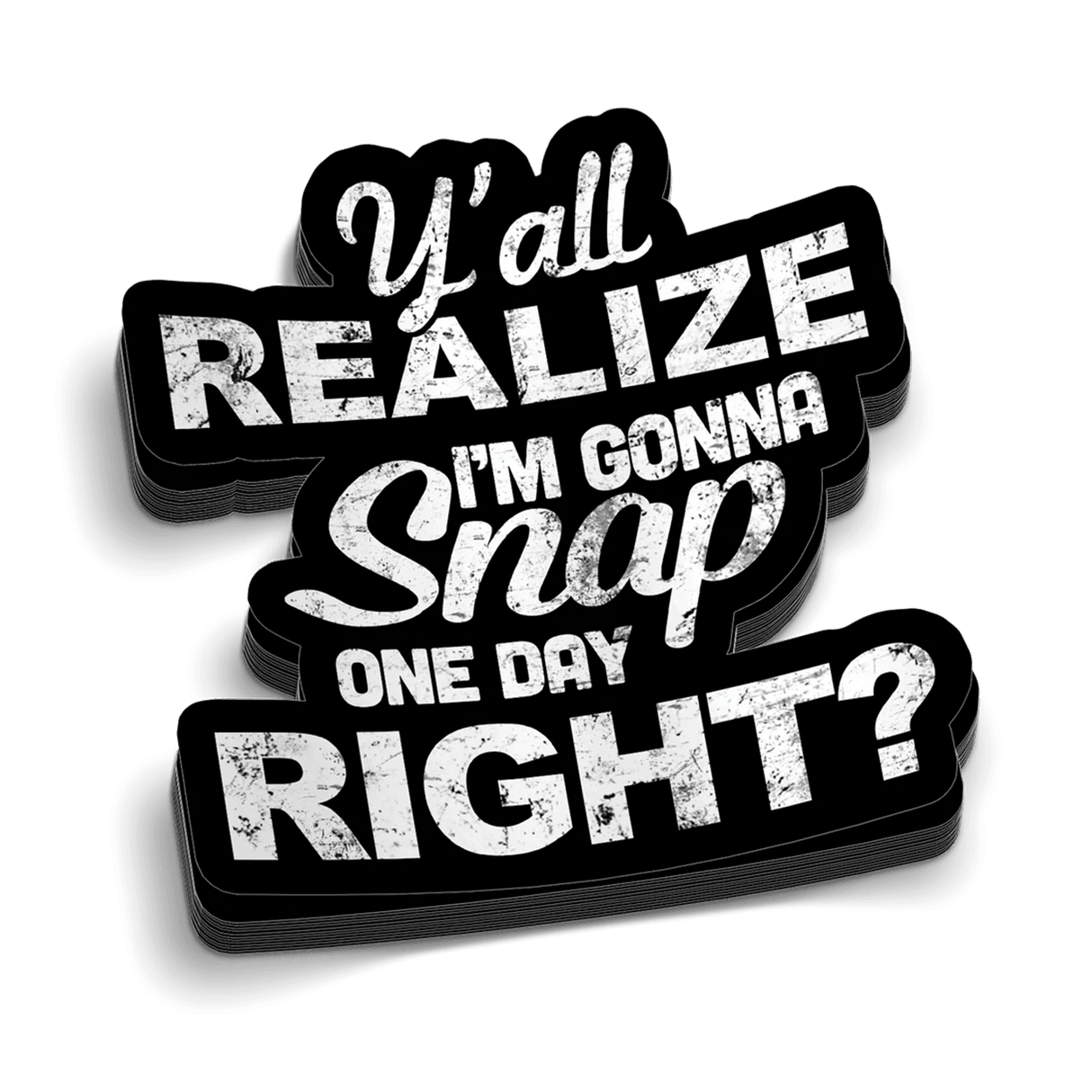 Snap Someday Hard Hat Decal - Diesel Freak