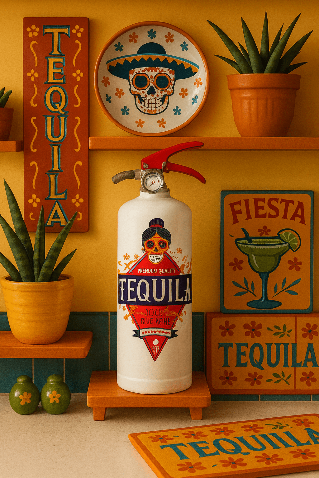 Tequila Fiesta - Two fire extinguisher - Diesel Freak