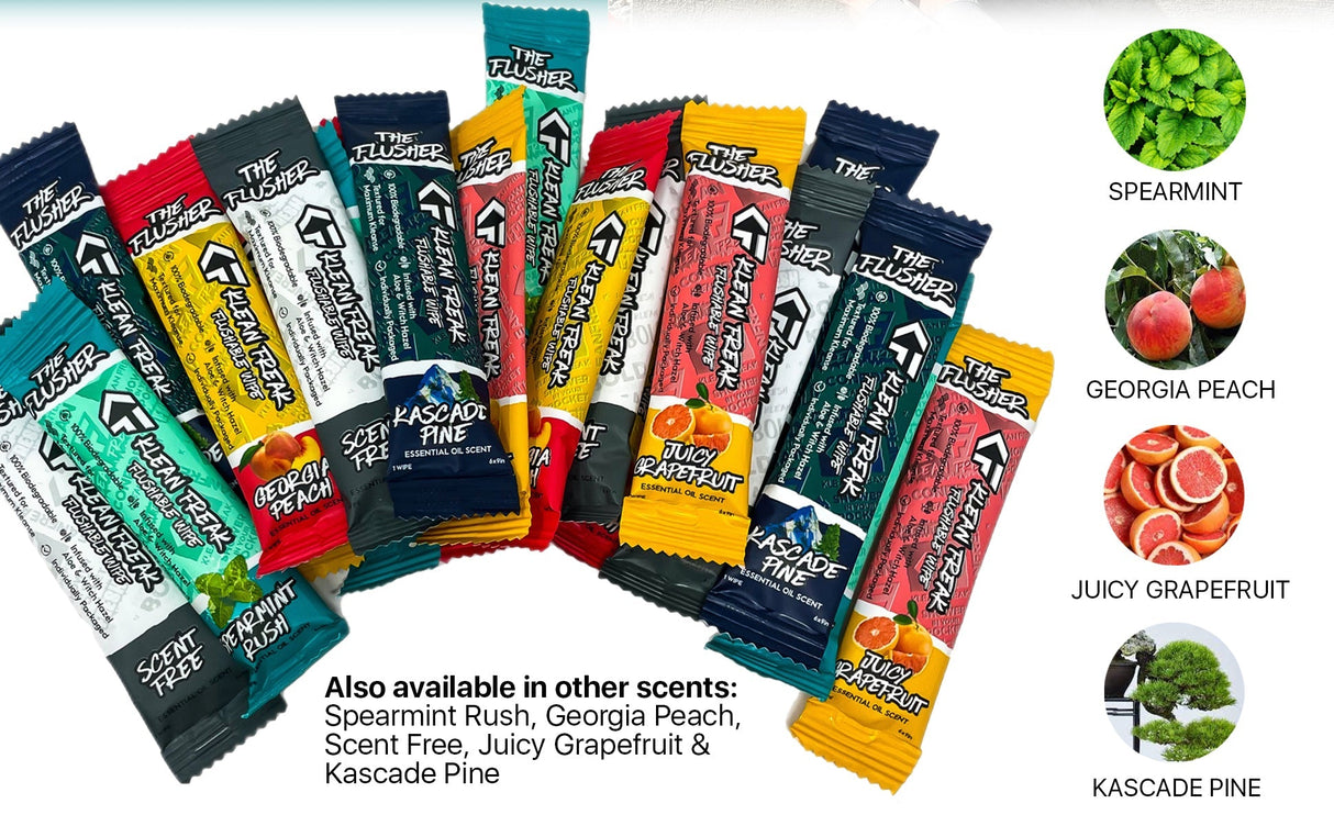 The Flusher - 100 Pack - Flushable Wipes - Diesel Freak