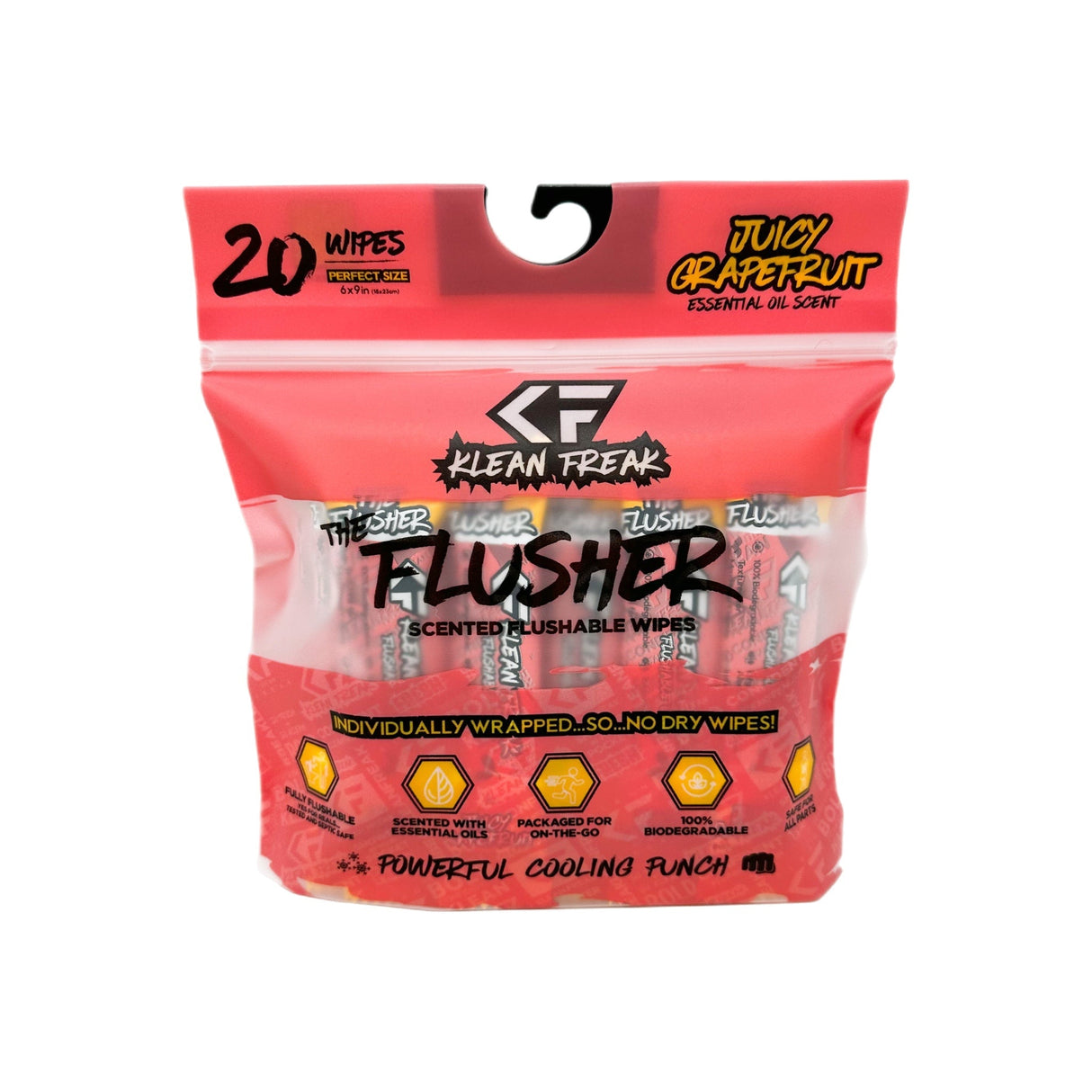 The Flusher 20 Pack - Flushable Wipes - Diesel Freak