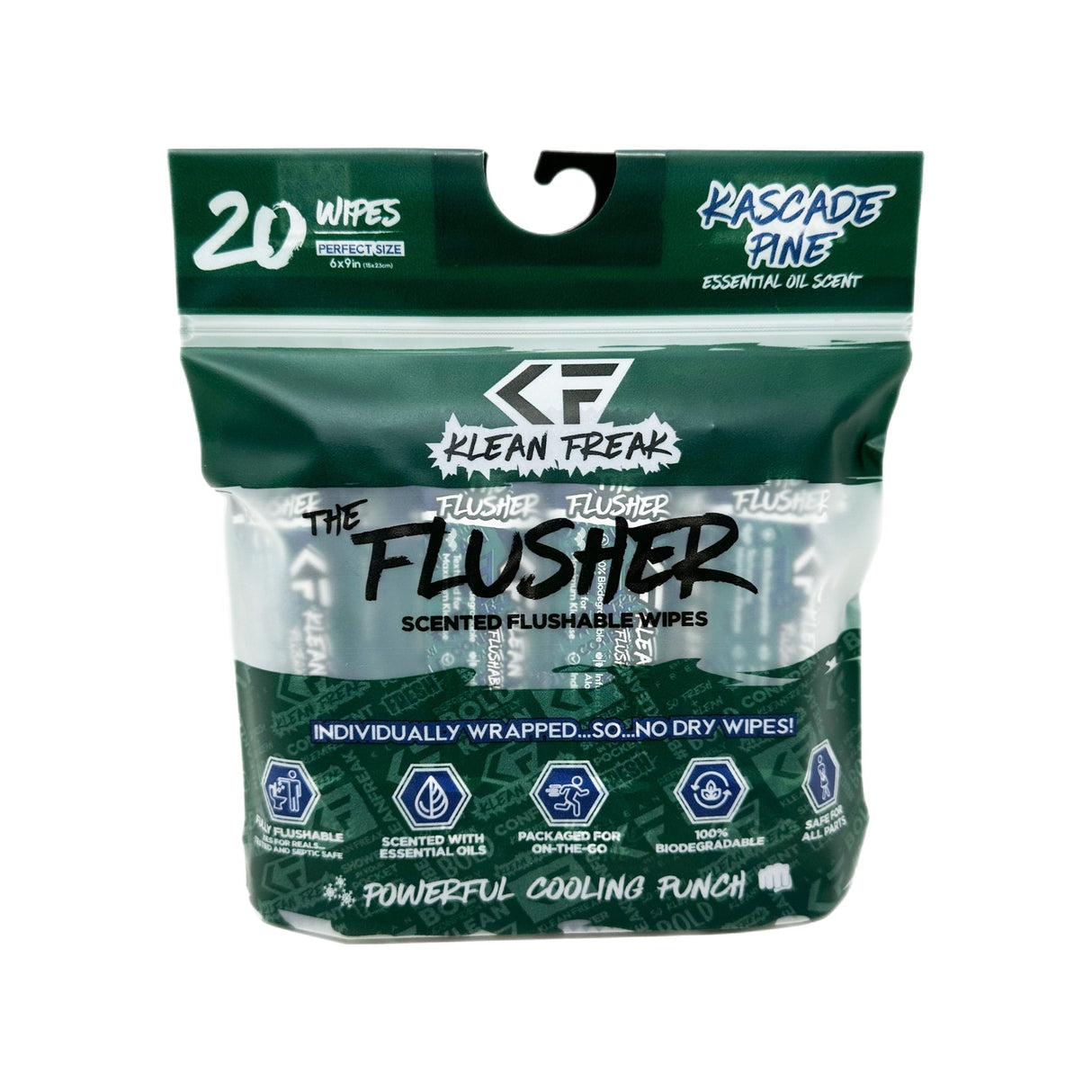 The Flusher 20 Pack - Flushable Wipes - Diesel Freak