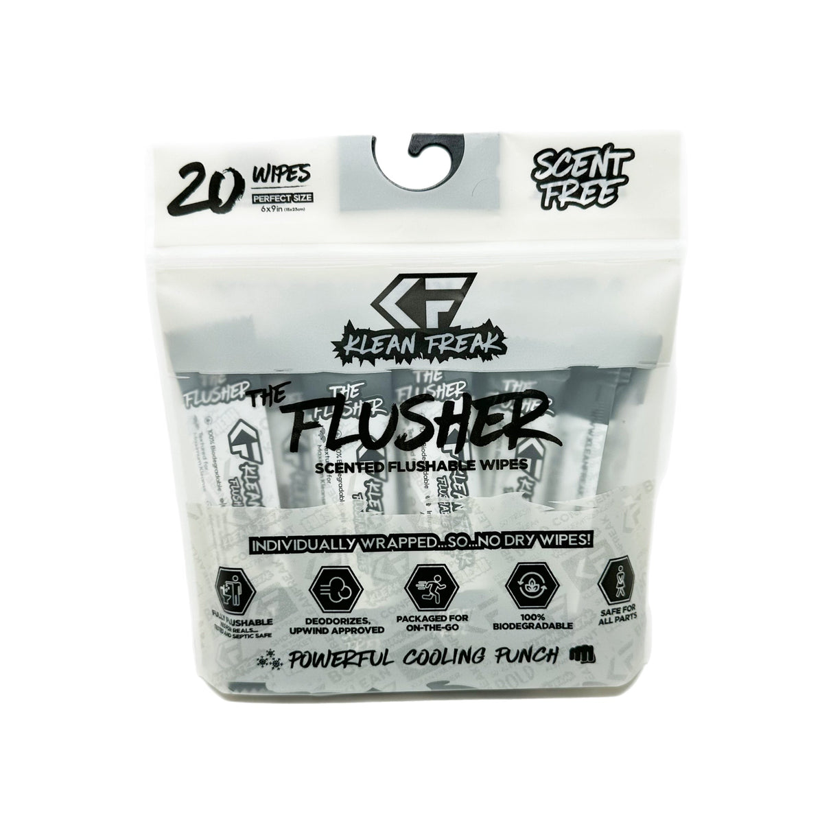 The Flusher 20 Pack - Flushable Wipes - Diesel Freak