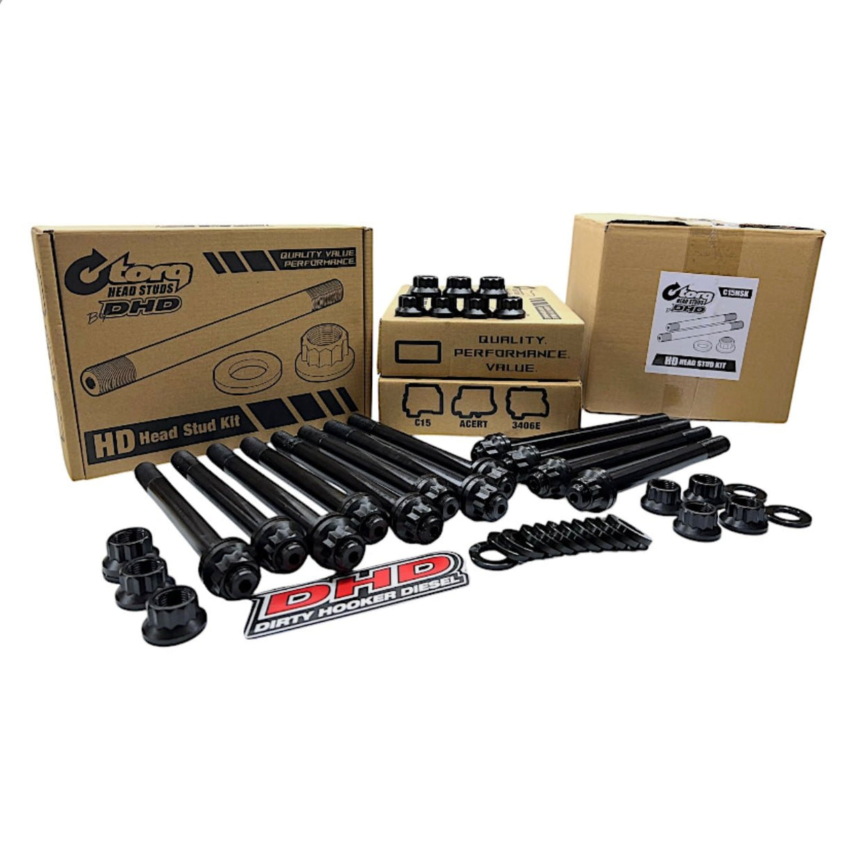 Torq C15 Headstud Kit - Diesel Freak
