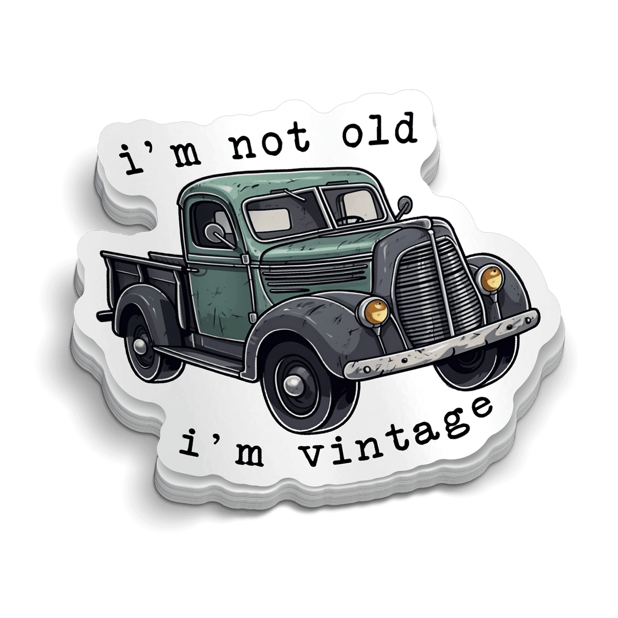 Vintage - Hard Hat Decal - Diesel Freak