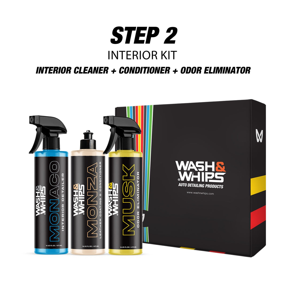 WASH&WHIPS 3 - Step Car Care System - Diesel Freak