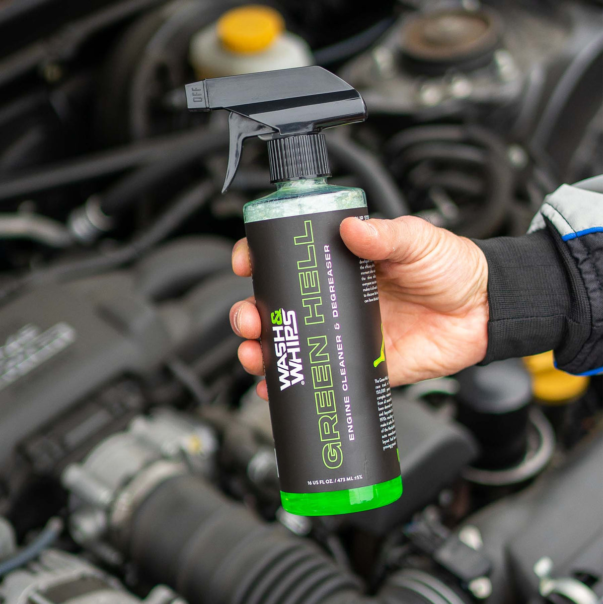 WASH&WHIPS Green Hell Engine Cleaner & Degreaser - Diesel Freak