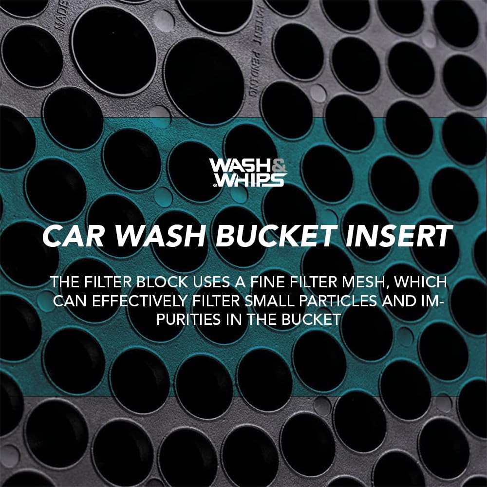 WASH&WHIPS Pit Stop Particle Interceptor - Fits 5 / 3.5 G Buckets - Diesel Freak