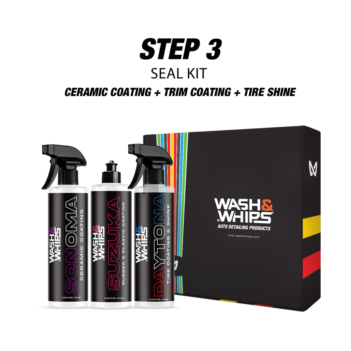 WASH&WHIPS SEAL - Exterior Seal & Shine Kit (Step 3) - Diesel Freak