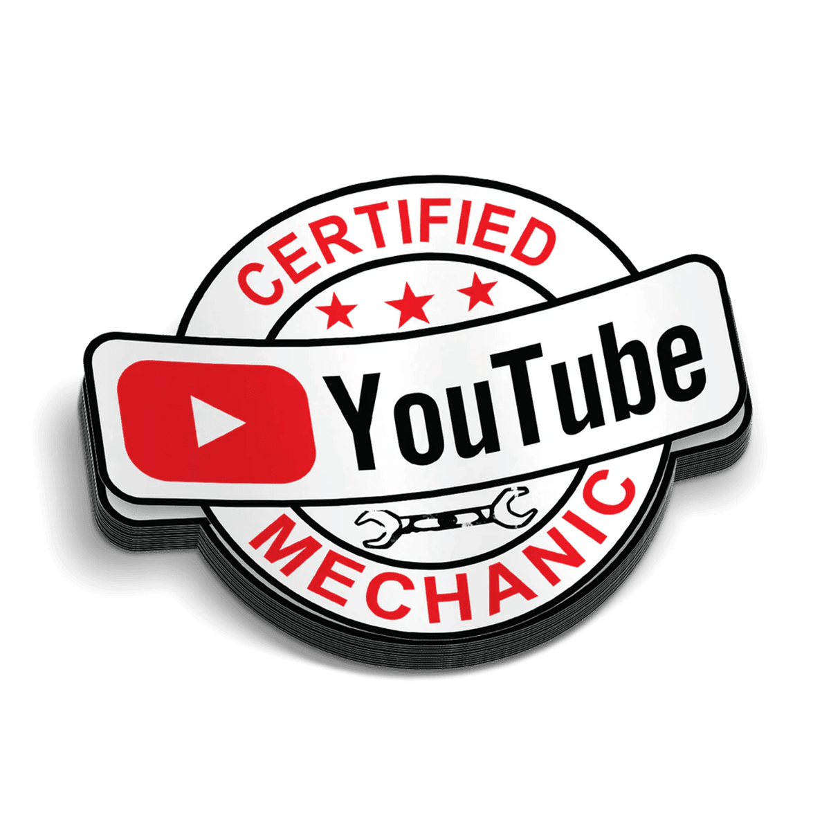 YT Mechanic Hard Hat Decal - Diesel Freak