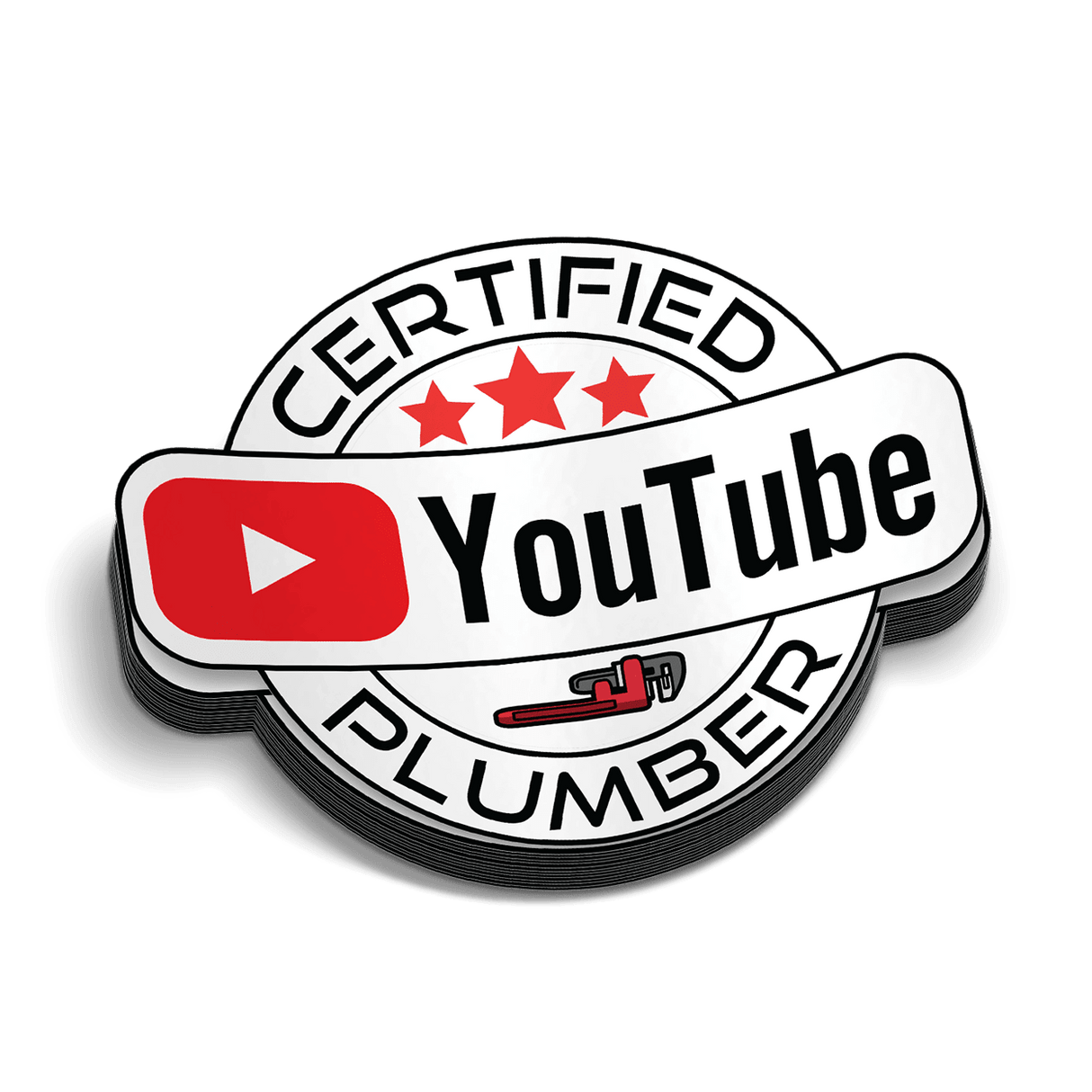 YT Plumber Hard Hat Decal - Diesel Freak