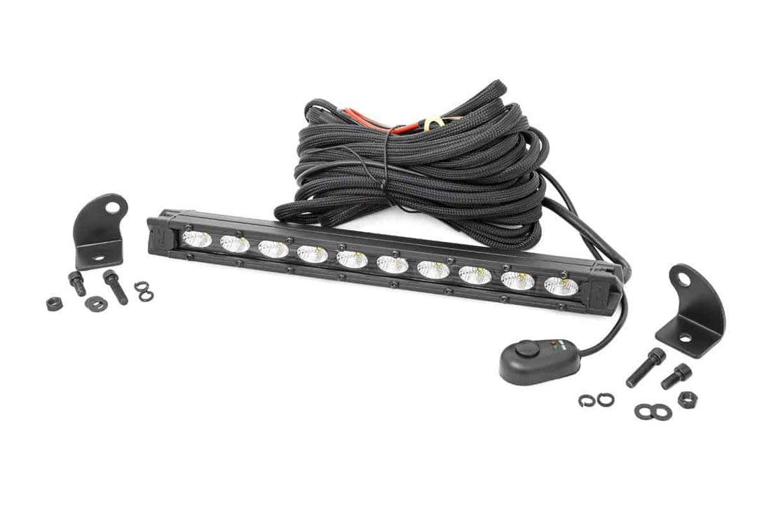 10-Inch Slimline Cree LED Light Bar (Black Series) - Diesel Freak