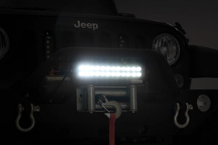 12-Inch Cree LED Light Bar - (Dual Row | Black Series) - Diesel Freak