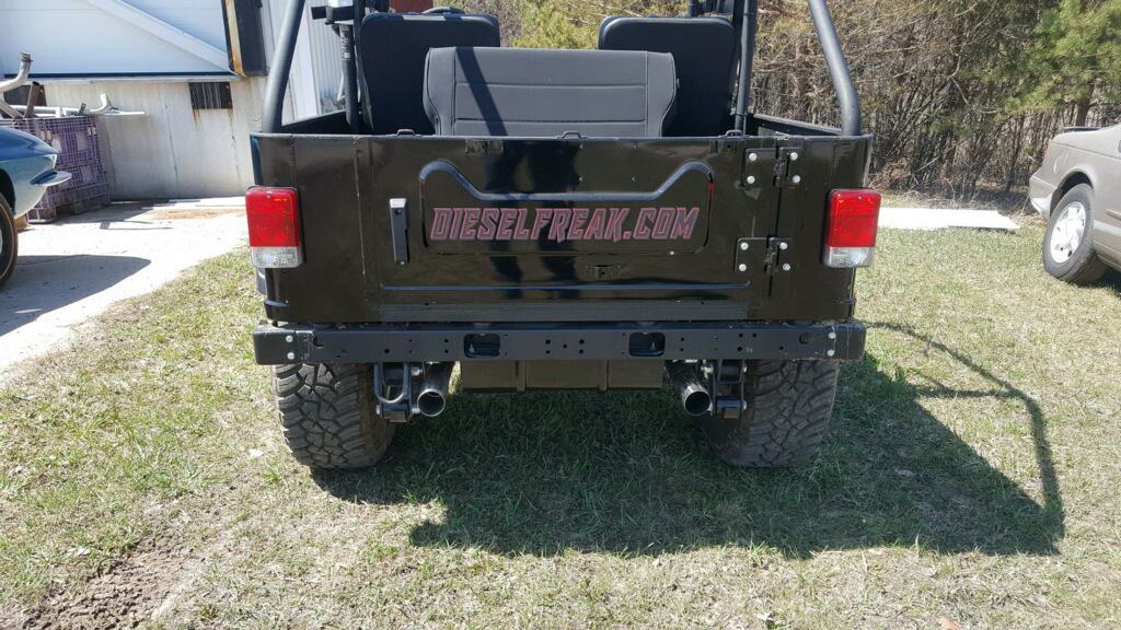 2.5" Dual Exhaust Kit Rear Exit Race - Diesel Freak