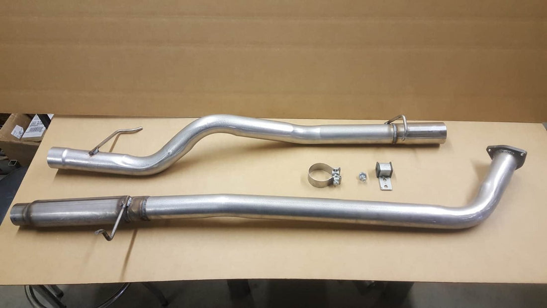 2.5" Race Exhaust Kit - Single Rear Exit - Diesel Freak