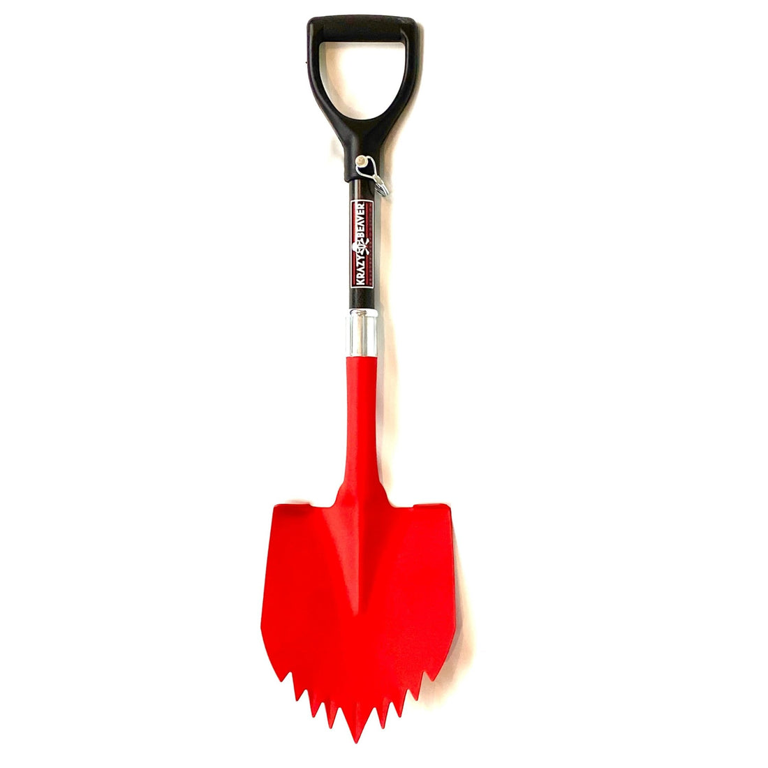 ATV / UTV Krazy Beaver Shorty Shovel (Textured Red Head / Black Handle) - Diesel Freak